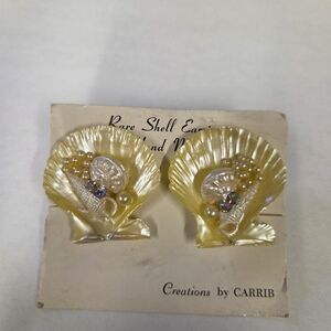 Rare Shell Earrings Creations By CARRIB